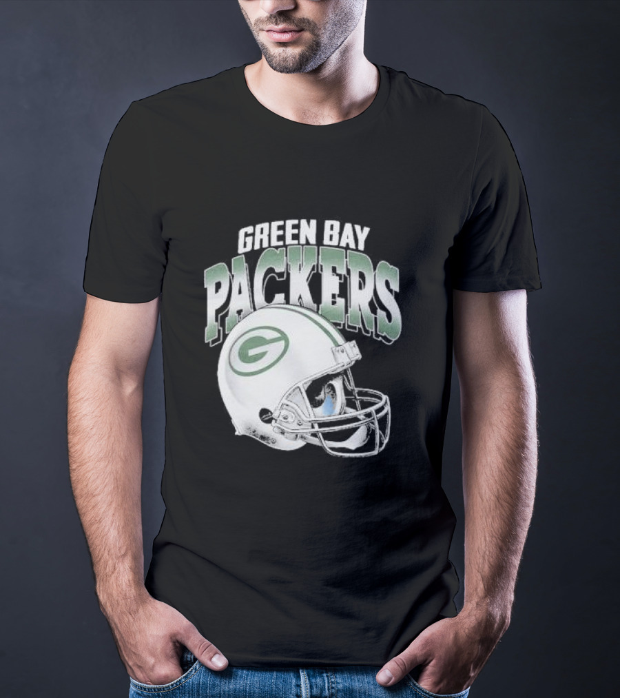 Green Bay Packers Classic Helmet Gradient T-Shirt