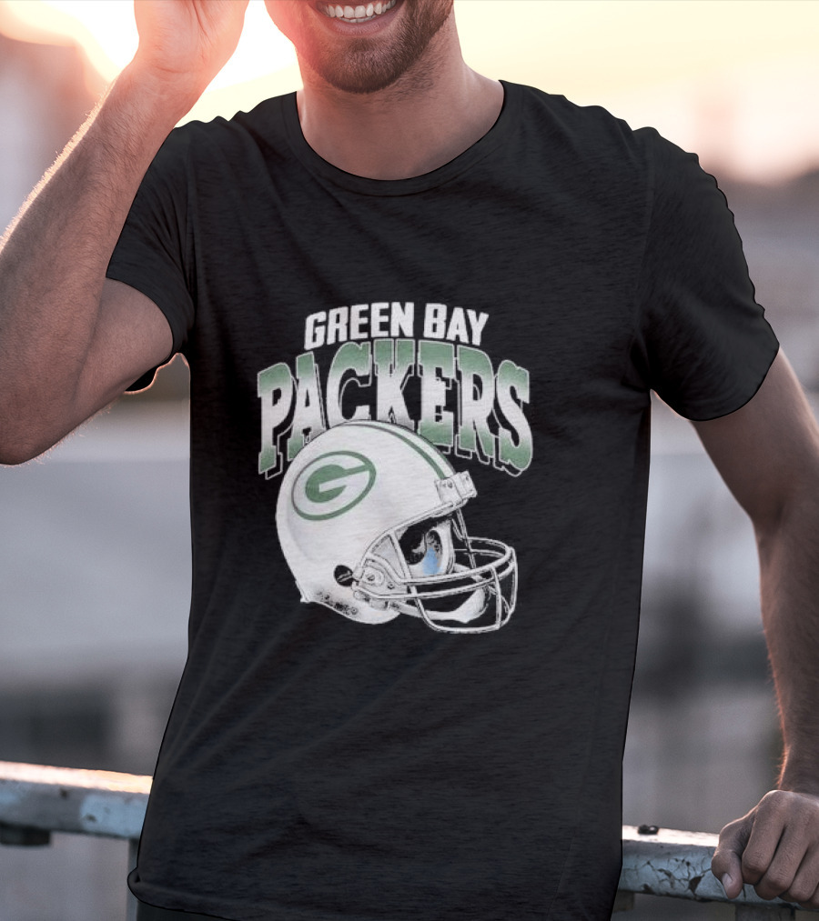 Green Bay Packers Classic Helmet Gradient T-Shirt