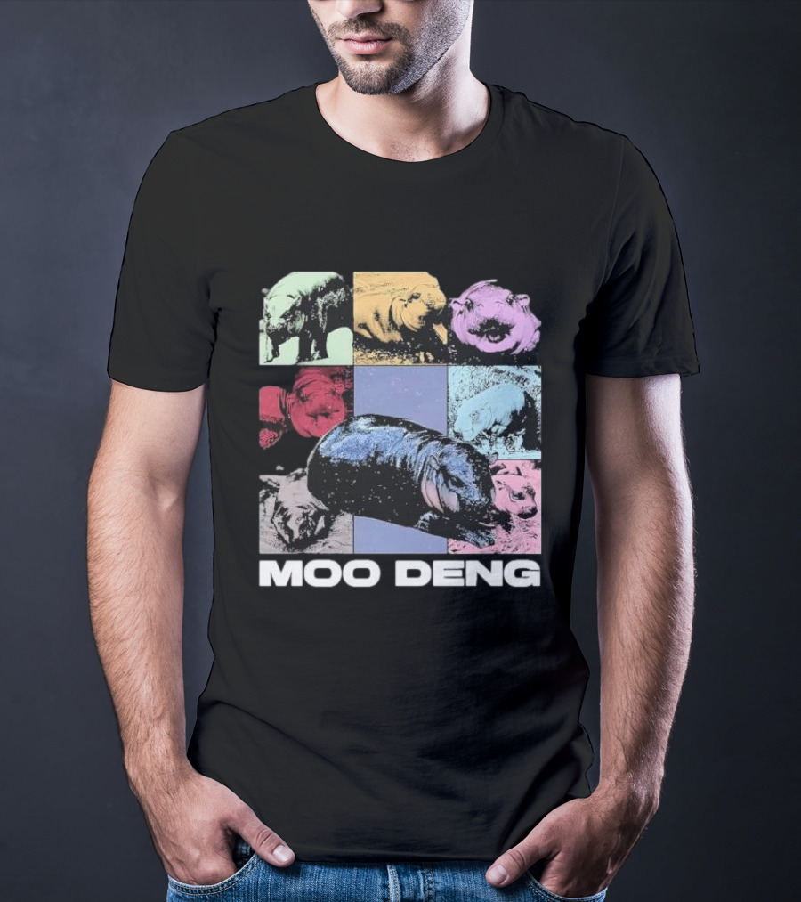 Moo Deng Era Cute Baby Hippo Pop T-Shirt
