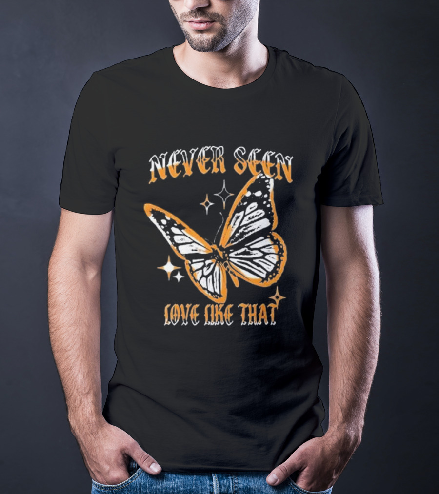 Jon Keith Never Seen Love Like That Butterfly T-Shirt