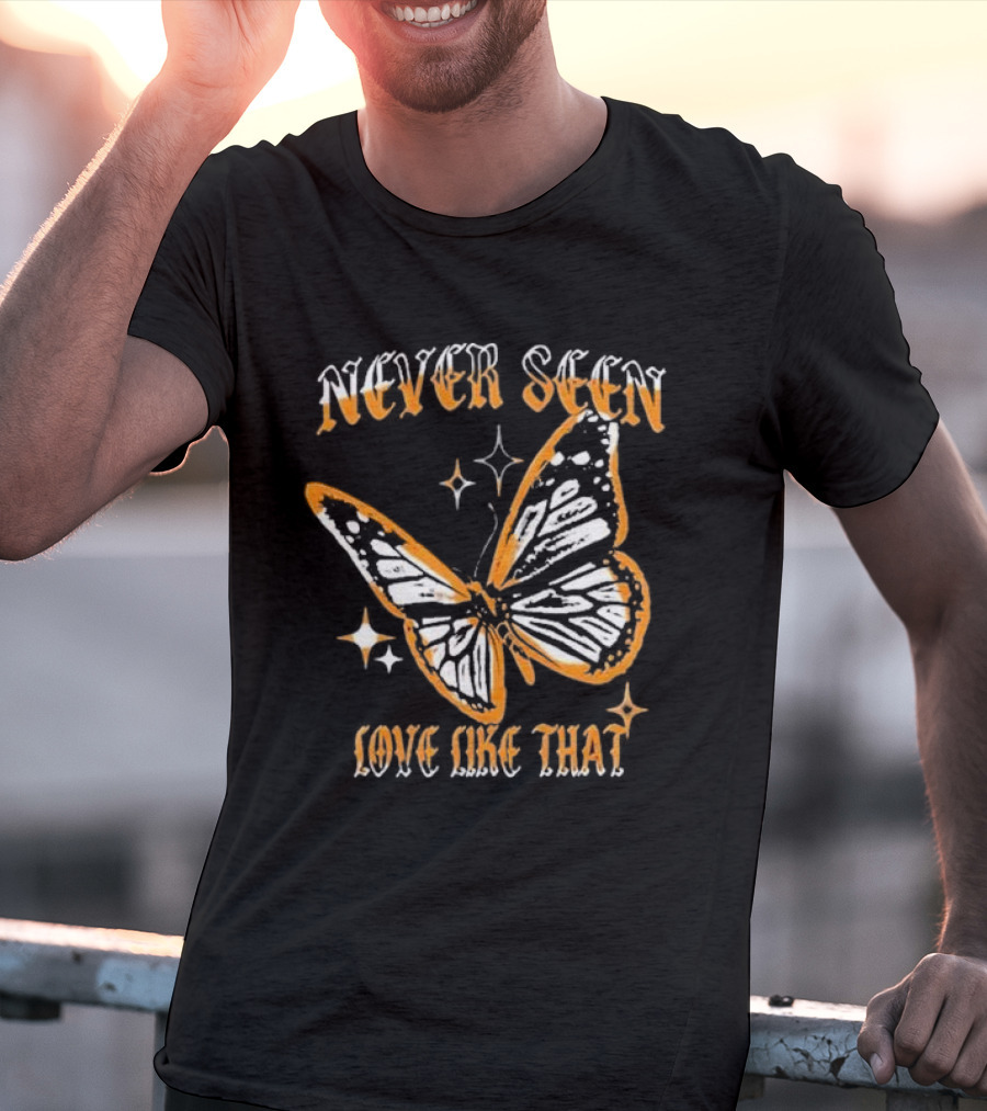Jon Keith Never Seen Love Like That Butterfly T-Shirt