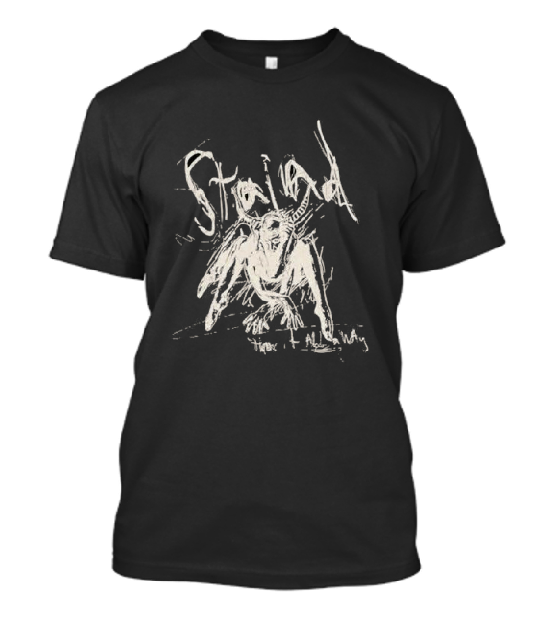 Staind Throw It All Away Demon Sketch T-Shirt