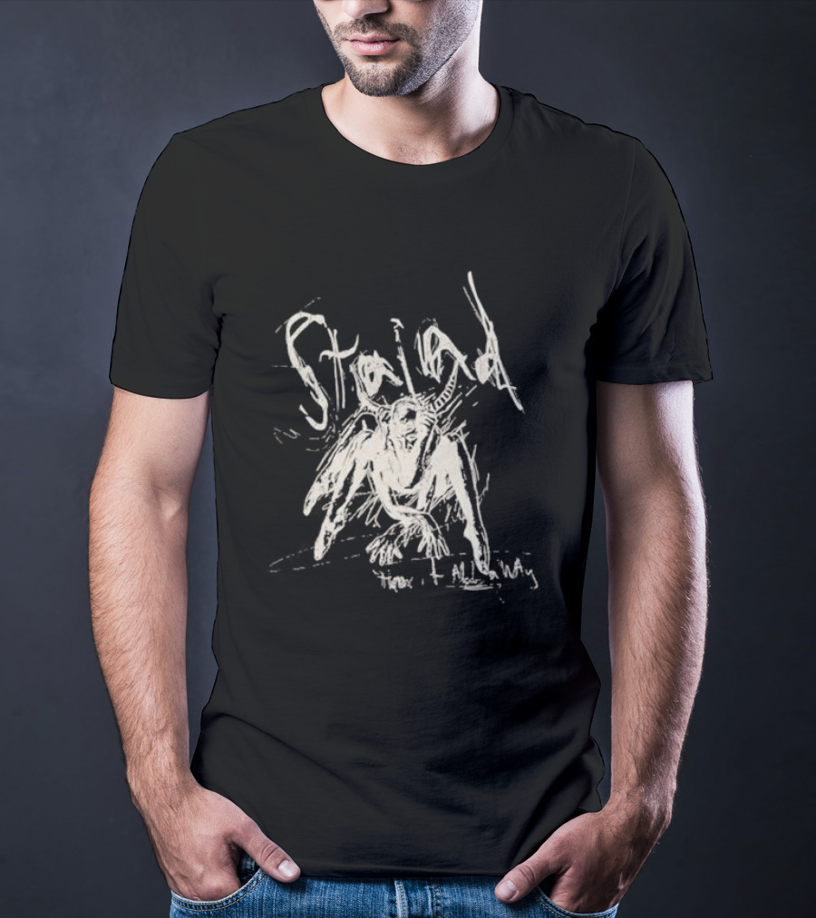 Staind Throw It All Away Demon Sketch T-Shirt