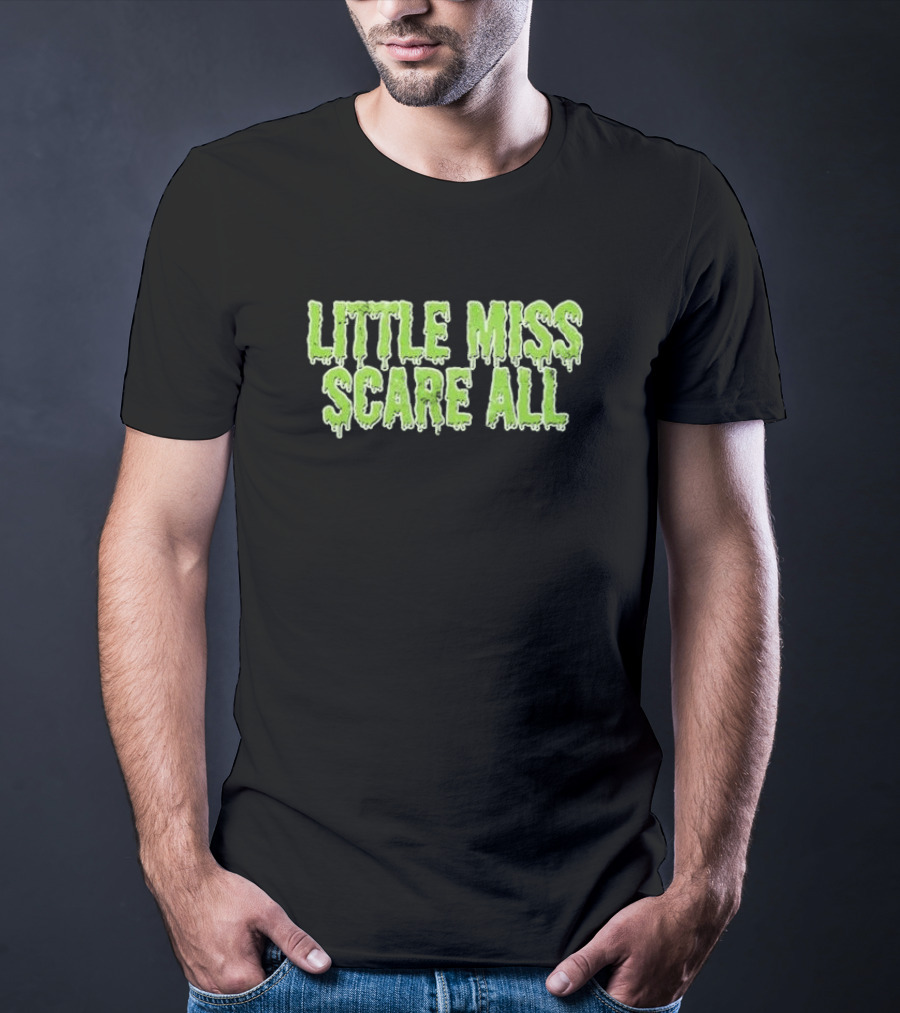 Type O Negative Little Miss Scare All Dripping Green Text T-Shirt