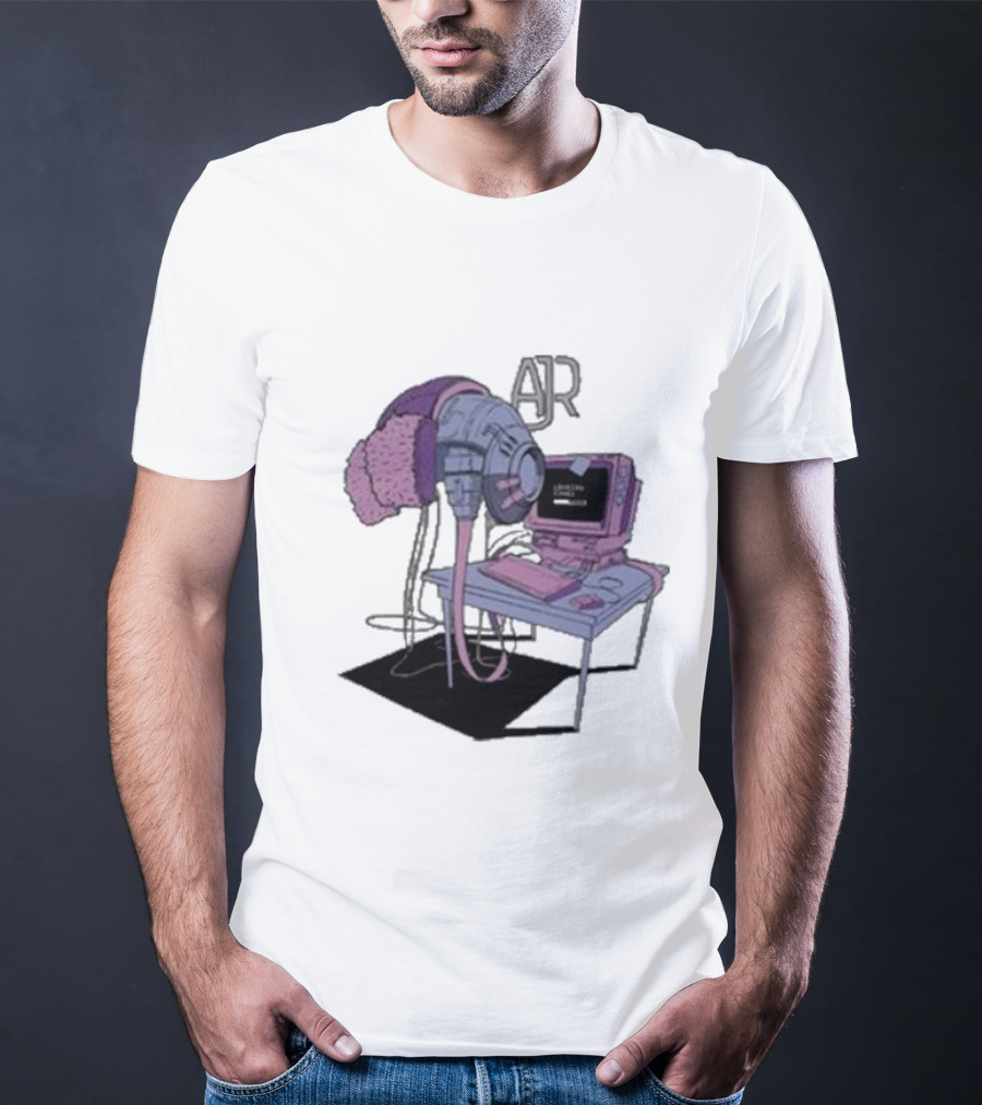 AJR Loading Songs Concert Retro Computer Setup T-Shirt