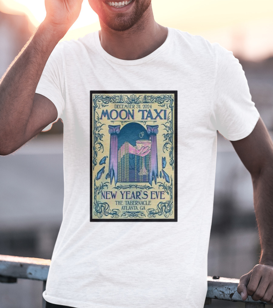 Moon Taxi New Year's Eve The Tabernacle Atlanta GA December 31 T-Shirt