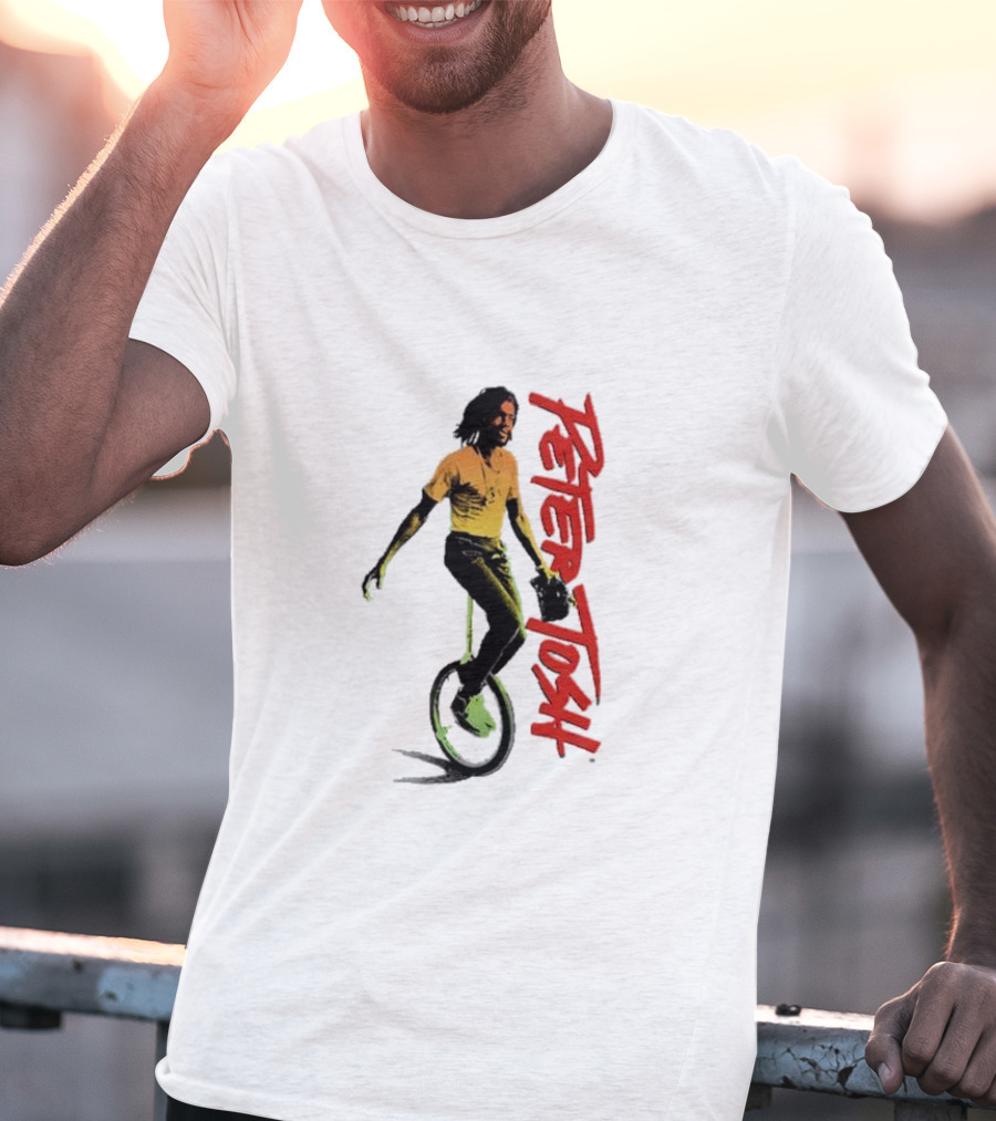 Peter Tosh Unicycle Ride Musician T-Shirt