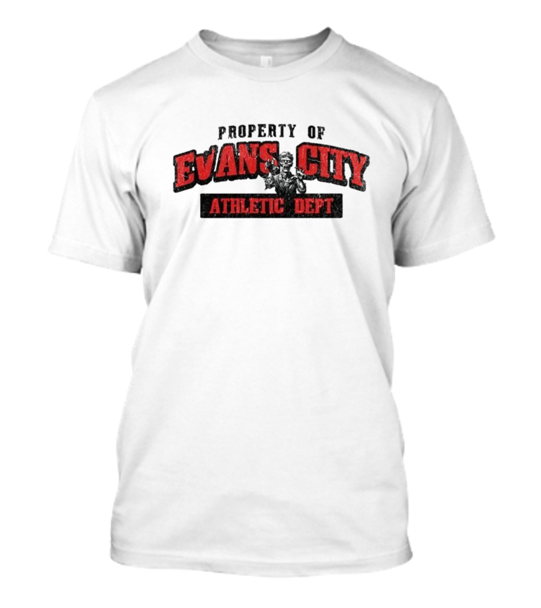 Property Of Evans City Athletic Dept Zombie T-Shirt