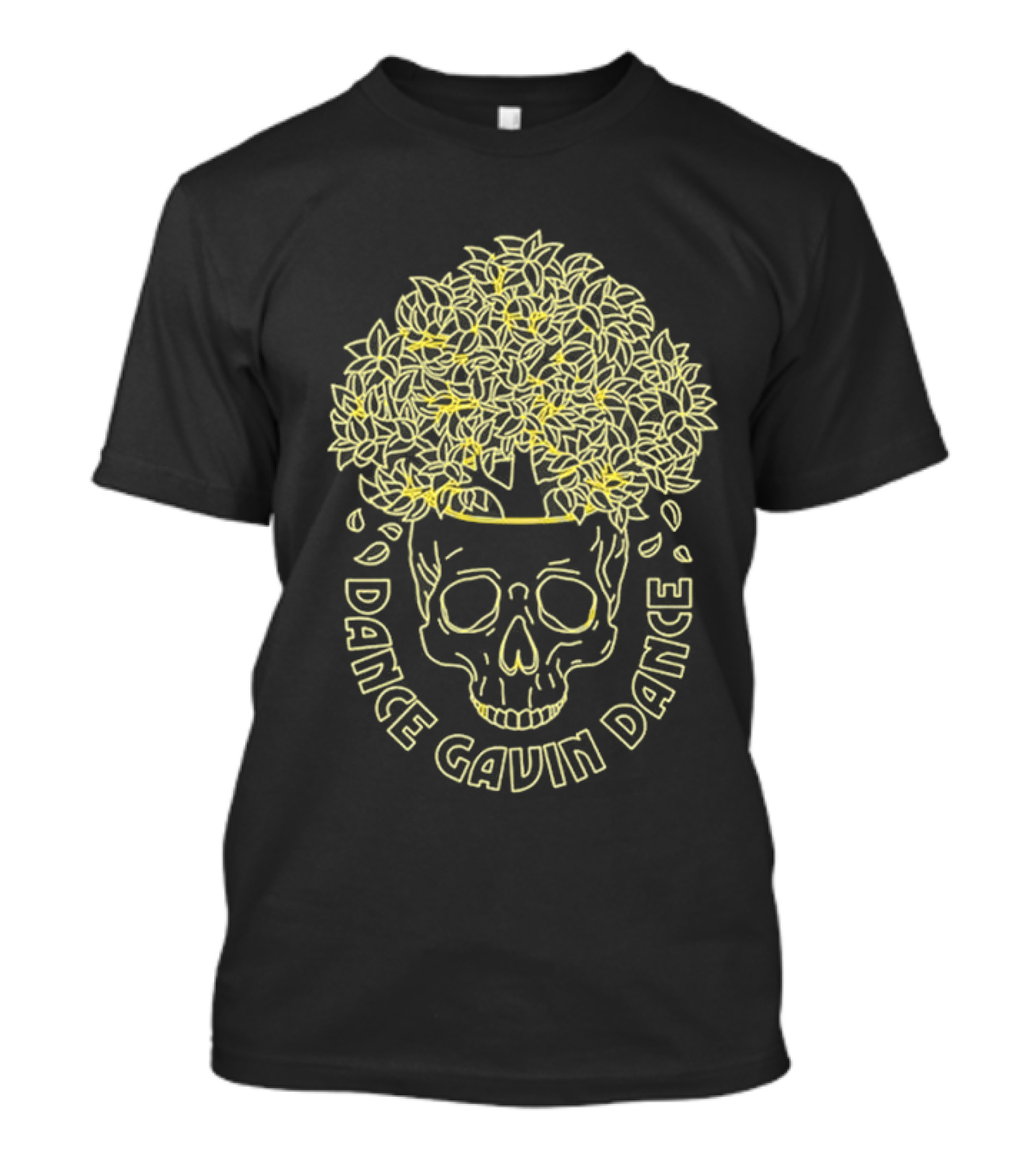 Dance Gavin Dance Skull Tree Neon Line T-Shirt