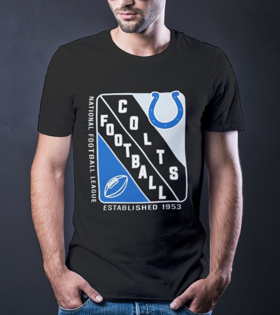 NATIONAL FOOTBALL LEAGUE COLTS FOOTBALL ESTABLISHED 1953 T-Shirt