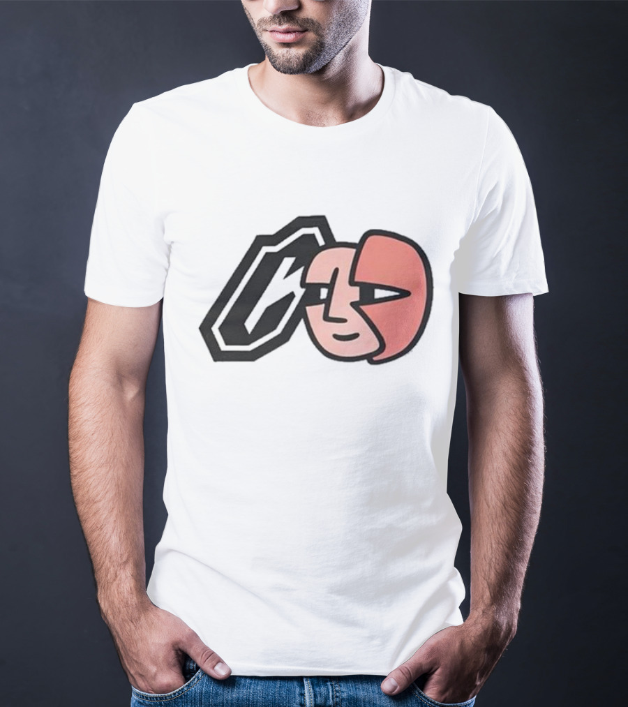 Collective Bikes X Lorem Iconic Face And Abstract Shape T-Shirt