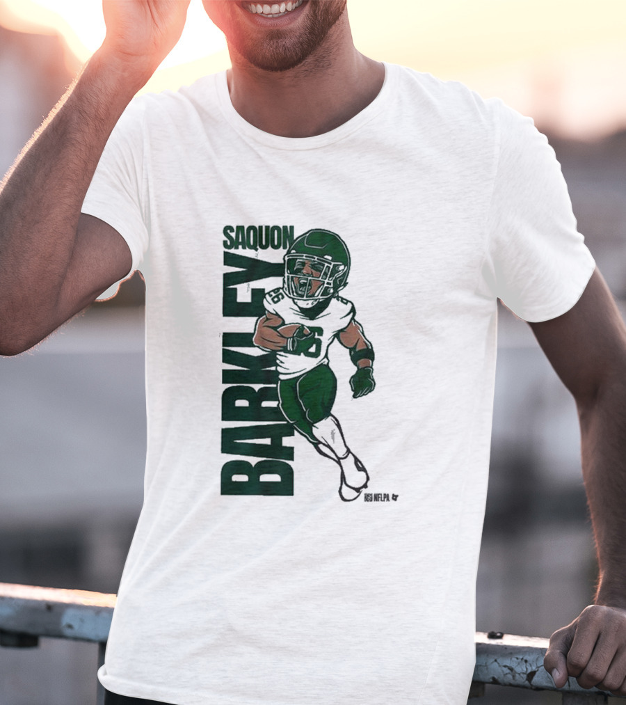 Saquon Barkley NFLPA Superhero Star T-Shirt