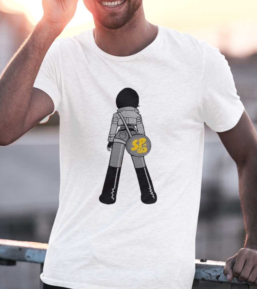 SP20 Ramona Black And Gray Character With Bag T-Shirt