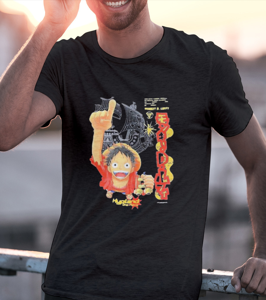 Monkey D. Luffy Adventures Defeating Famous Opponents Bounty Over 400000000 Hypland One Piece Ship T-Shirt