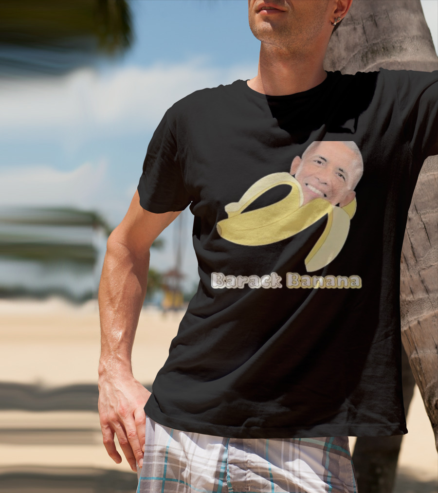 Barack Banana Funny Meme Face T-Shirt