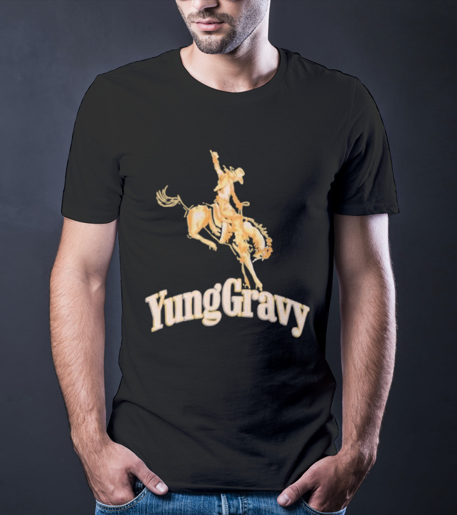 Yung Gravy Cowboy Riding Bull Iconic Western T-Shirt