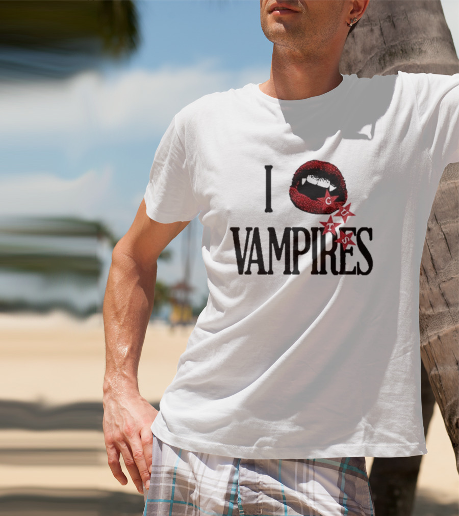 Oliviarodrigo I Love Vampires Guts Lover T-Shirt