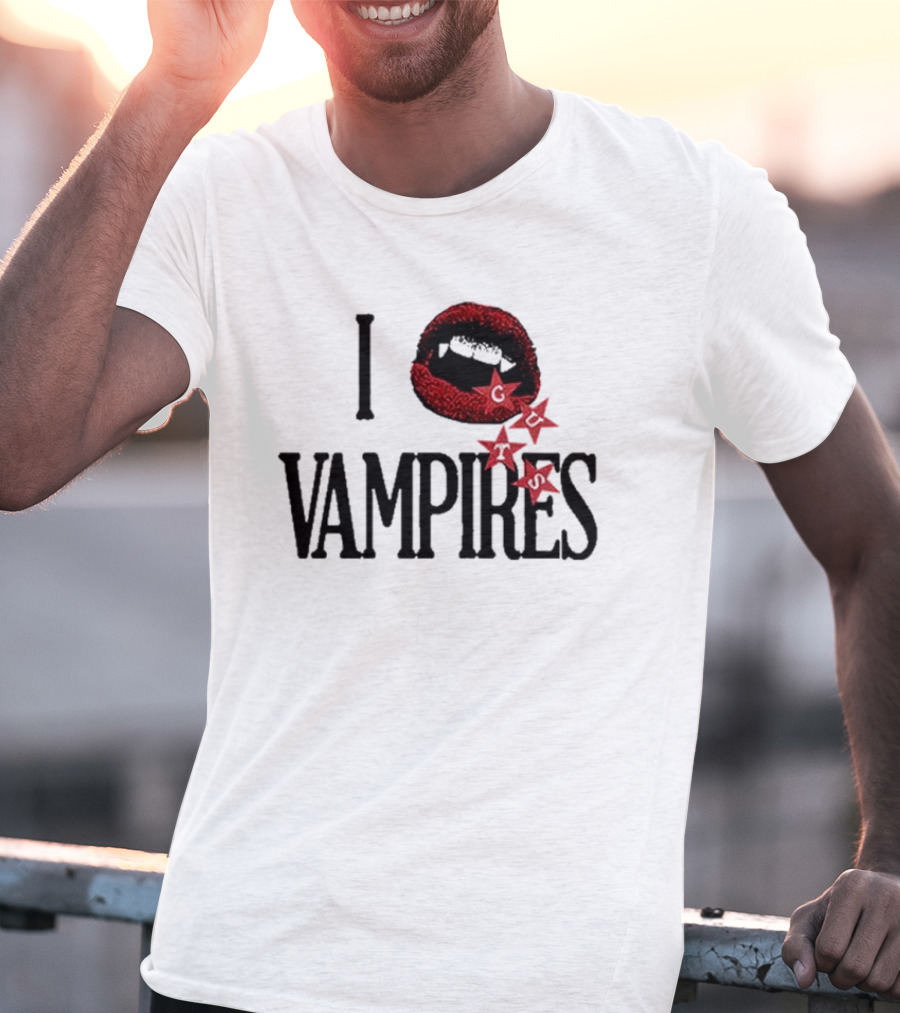 Oliviarodrigo I Love Vampires Guts Lover T-Shirt