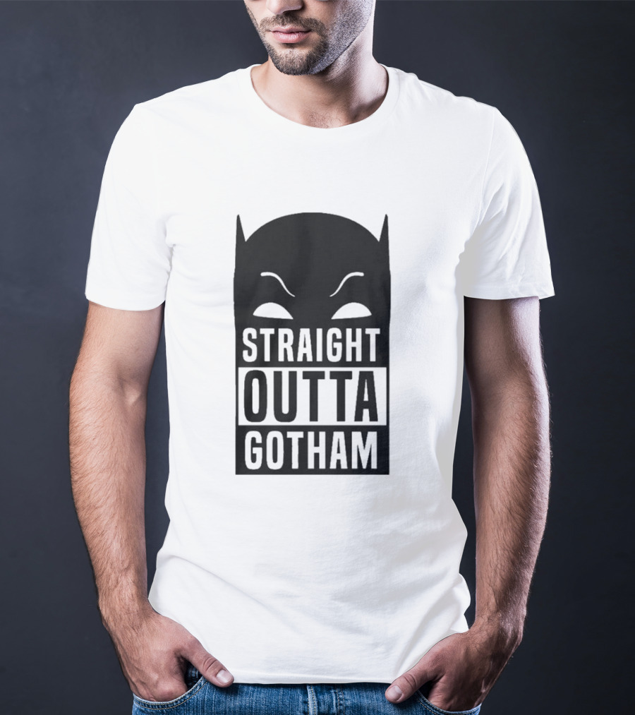 Straight Outta Gotham Batman Silhouette Iconic T-Shirt