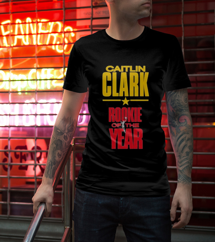 Caitlin Clark Rookie Of The Year Star Athletic Achievement 24 T-Shirt