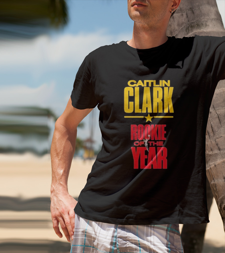 Caitlin Clark Rookie Of The Year Star Athletic Achievement 24 T-Shirt