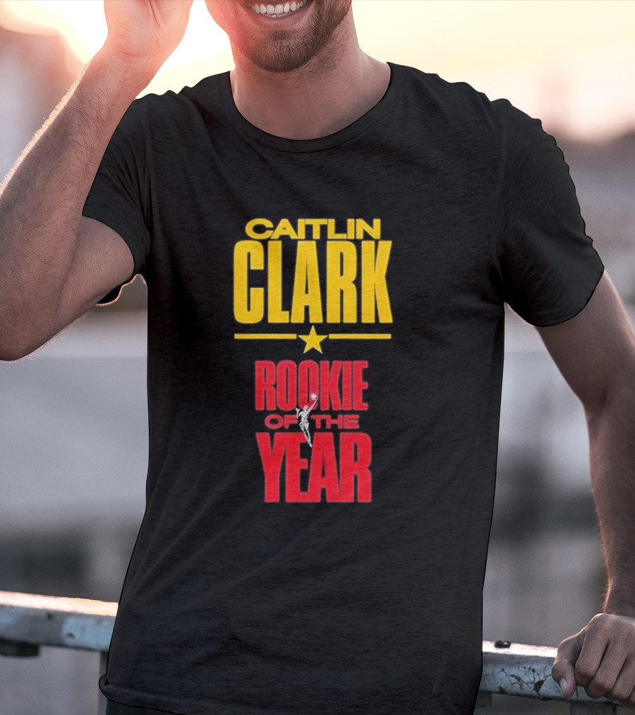 Caitlin Clark Rookie Of The Year Star Athletic Achievement 24 T-Shirt