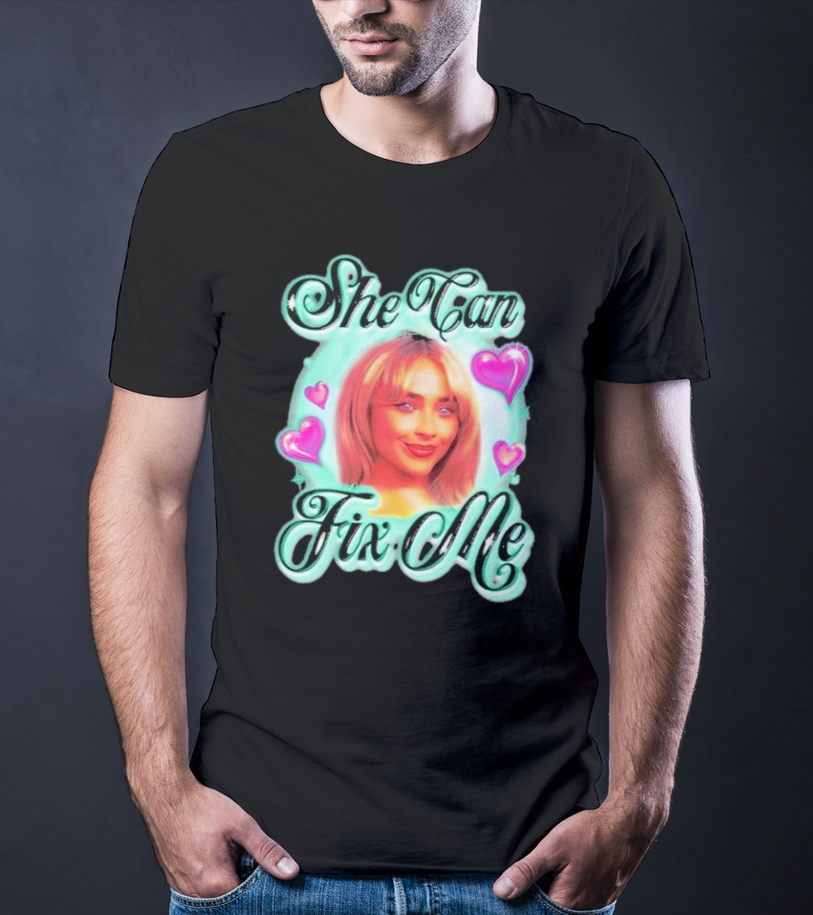 She Can Fix Me Hearts Carpenter T-Shirt