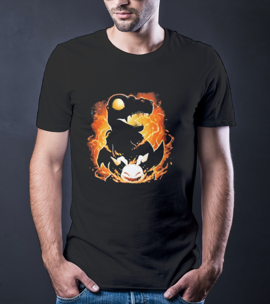 Courage Fire Vallina Fiery Creature T-Shirt