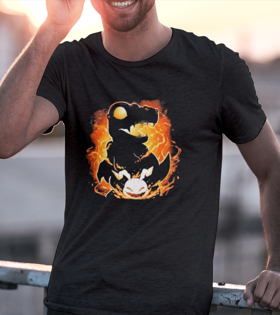 Courage Fire Vallina Fiery Creature T-Shirt