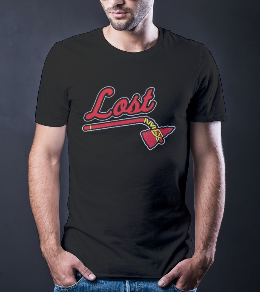 Lost Atlanta Braves Tomahawk T-Shirt