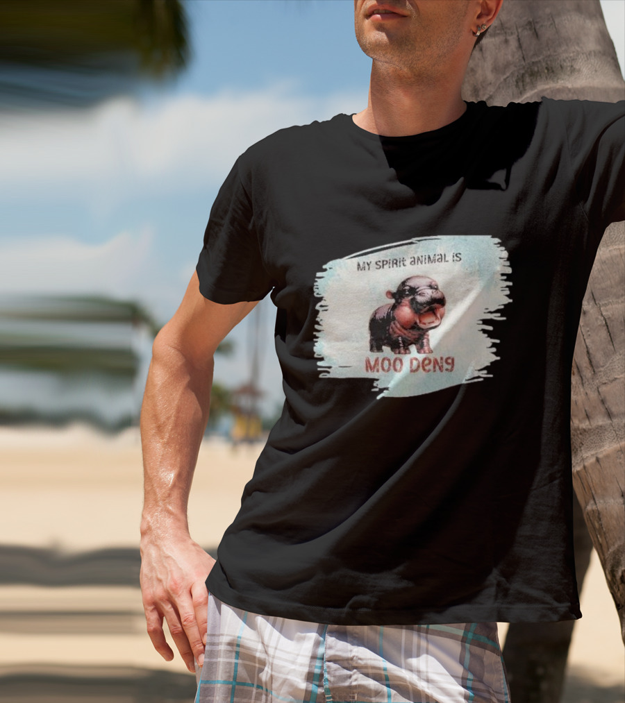 My Spirit Animal Is Moo Deng Hippopotamus T-Shirt