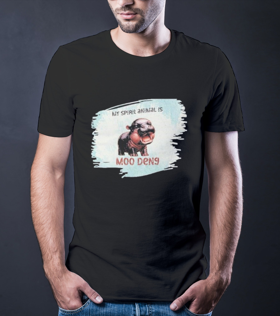 My Spirit Animal Is Moo Deng Hippopotamus T-Shirt
