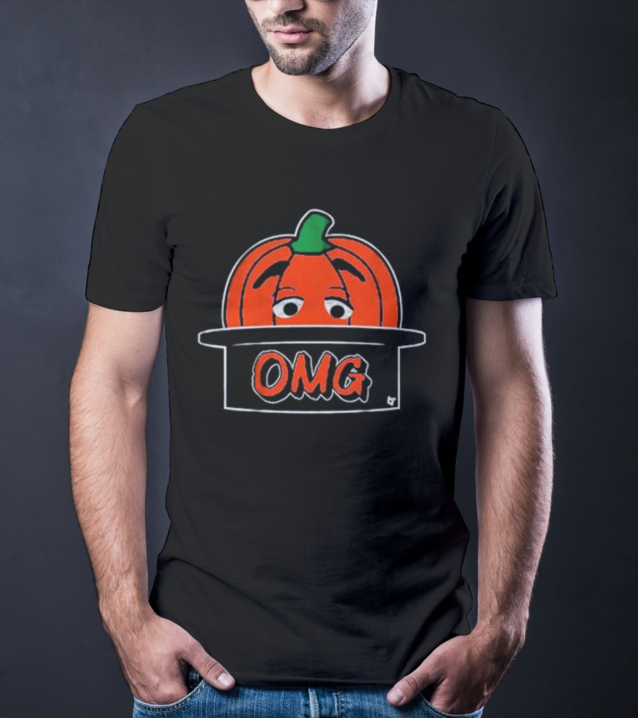 OMG Pumpkin Hat New York Playoff T-Shirt