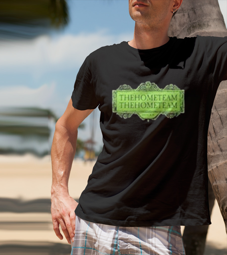 The Home Team Beetlejuice Beetlejuice Vintage Green Text T-Shirt