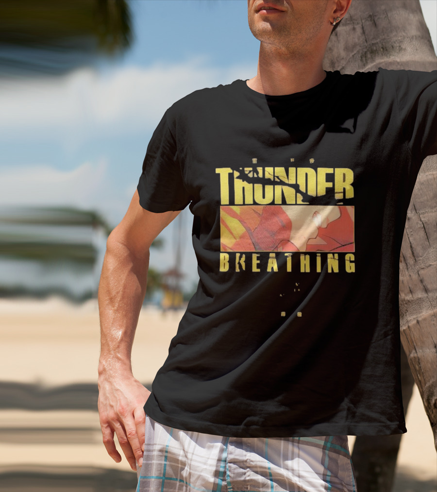Thunder Breathing First Form Thunderclap And Flash Anime T-Shirt
