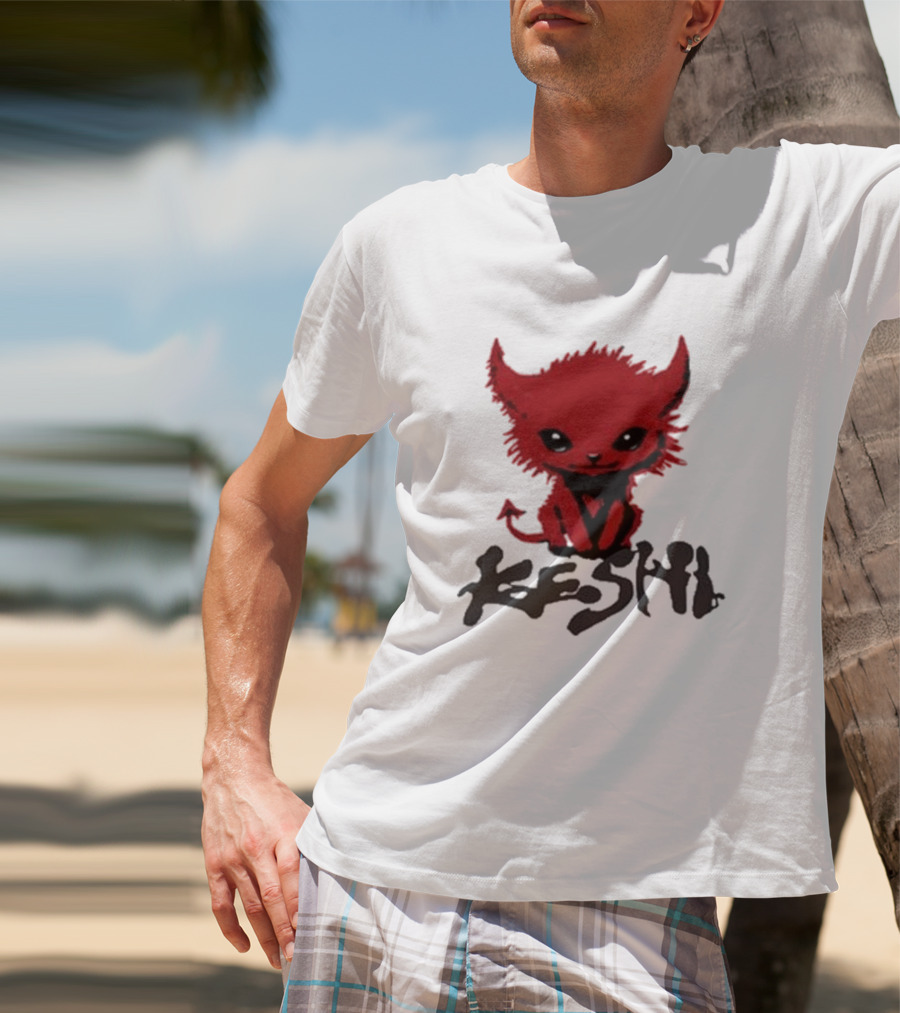 Keshi Red Devil Monster Character T-Shirt