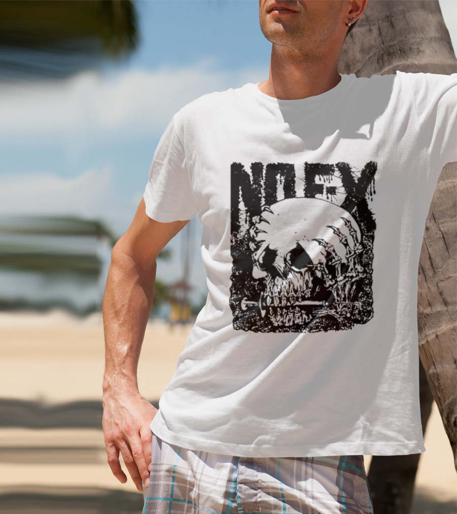 NOFX OG Skull With Skeleton Hand And Screwdriver T-Shirt