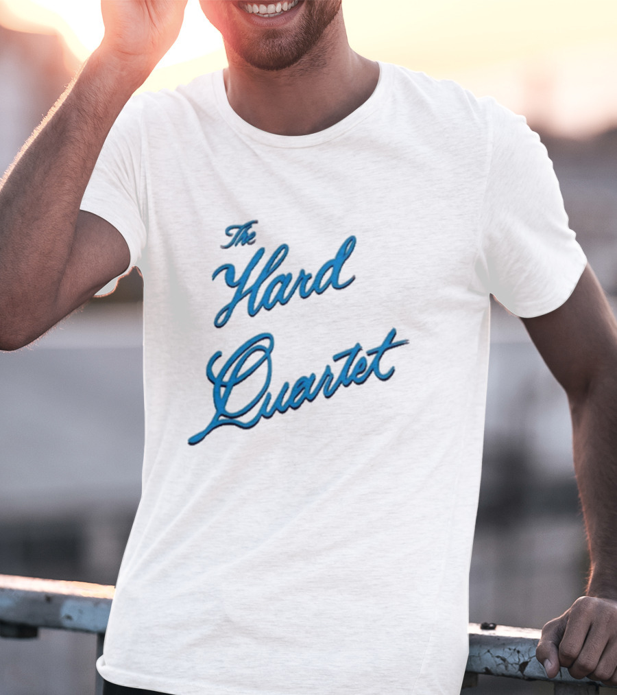 The Hard Quartet Band Blue T-Shirt