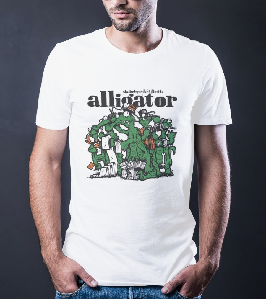 The Independent Florida Alligator Journalism Team Cartoon T-Shirt