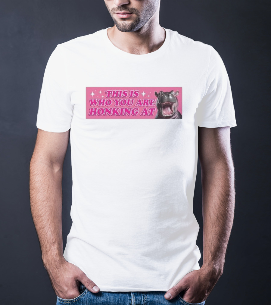 This Is Who You Are Honking At Hippo T-Shirt