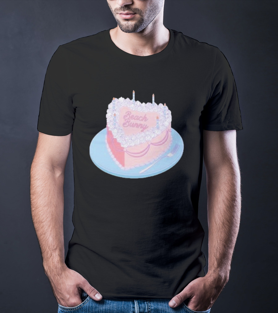 Beach Bunny Heart-Shaped Cake Clueless T-Shirt