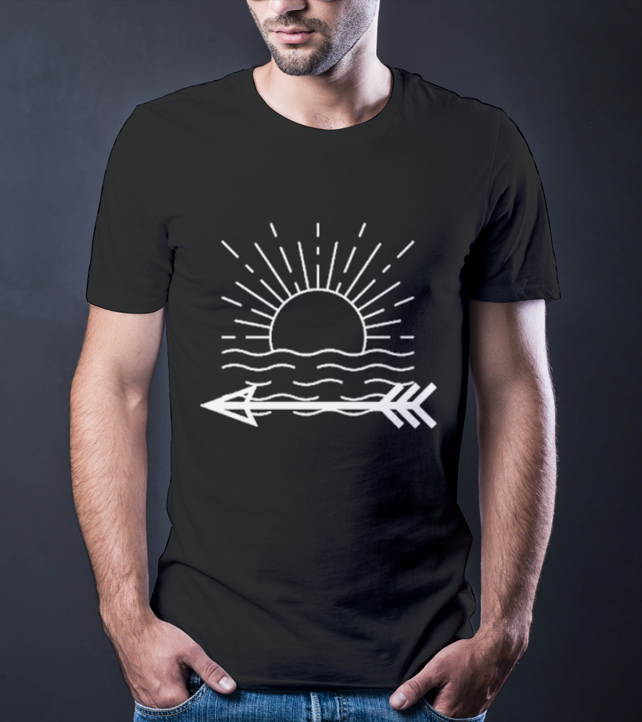 Best Arrow Sun With Radiant Waves T-Shirt