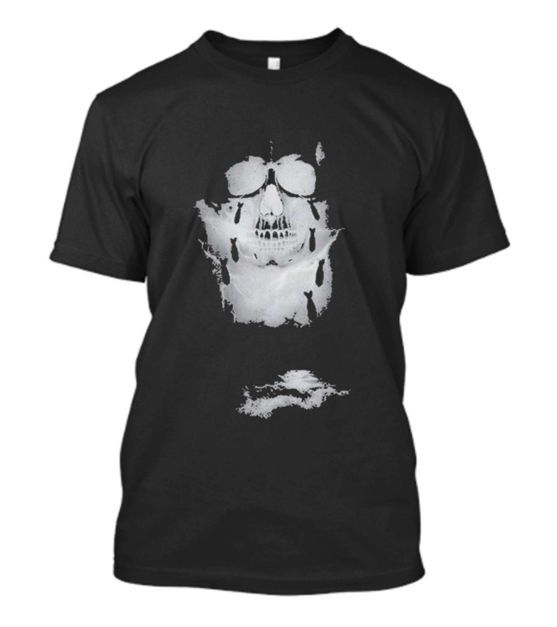 The Libertines Falling Bombs Skull T-Shirt