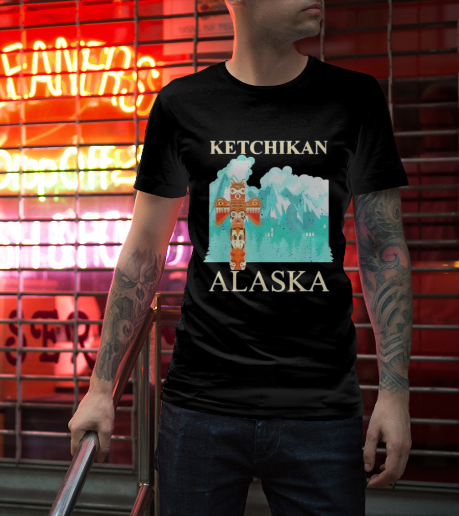 Ketchikan Alaska Native American Indian Totem T-Shirt