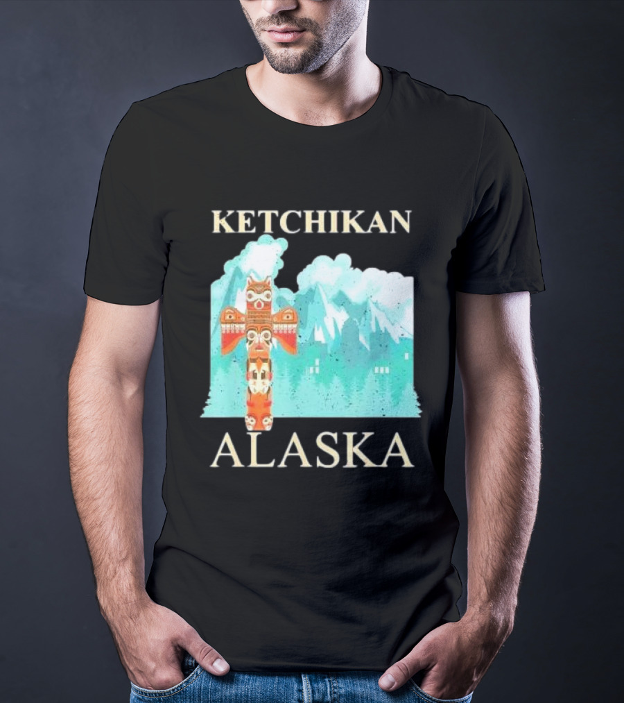 Ketchikan Alaska Native American Indian Totem T-Shirt