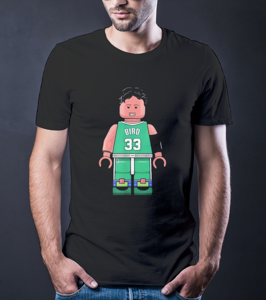 Larry Bird Lego Christmas 33 Basketball Player T-Shirt