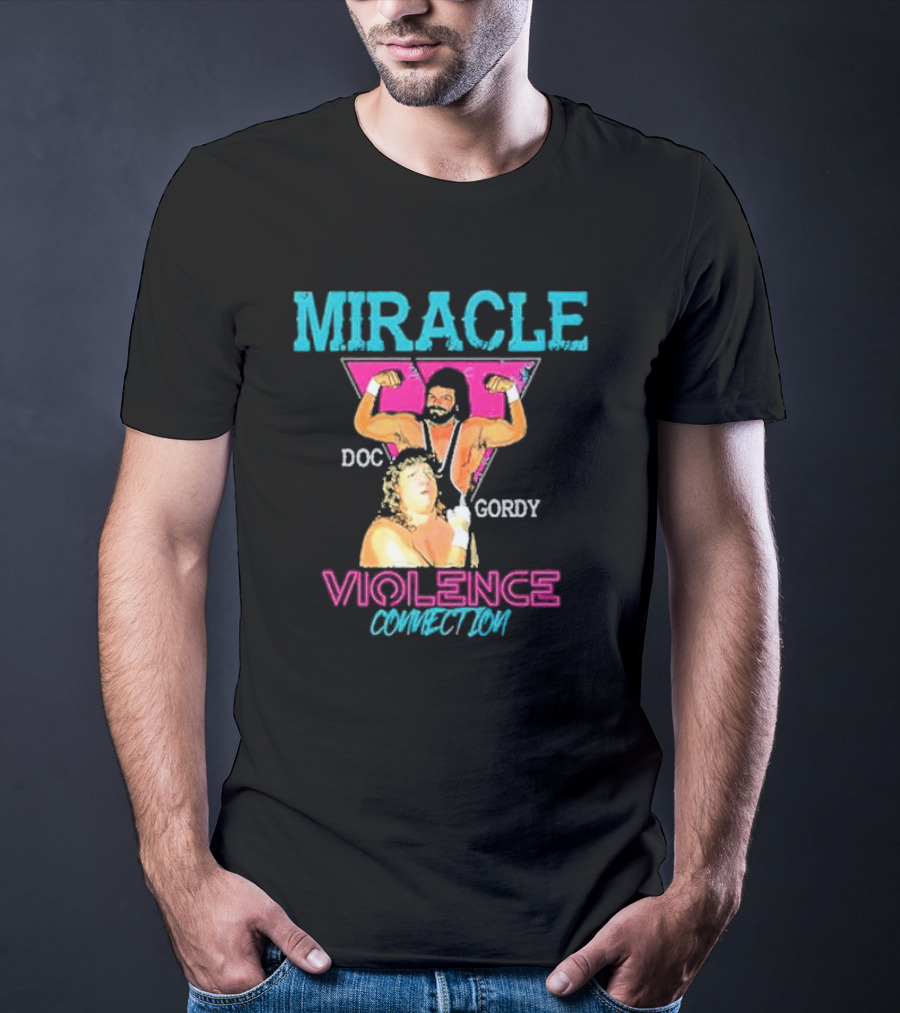Miracle Violence Connection Doc Gordy Wrestling Icons T-Shirt