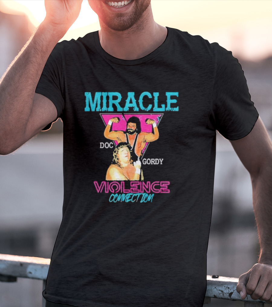 Miracle Violence Connection Doc Gordy Wrestling Icons T-Shirt