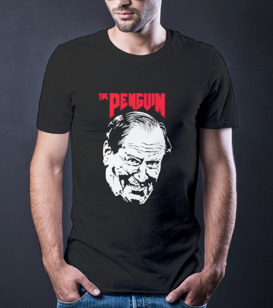 The Penguin Colin Farrell Boss Villainous Grin T-Shirt