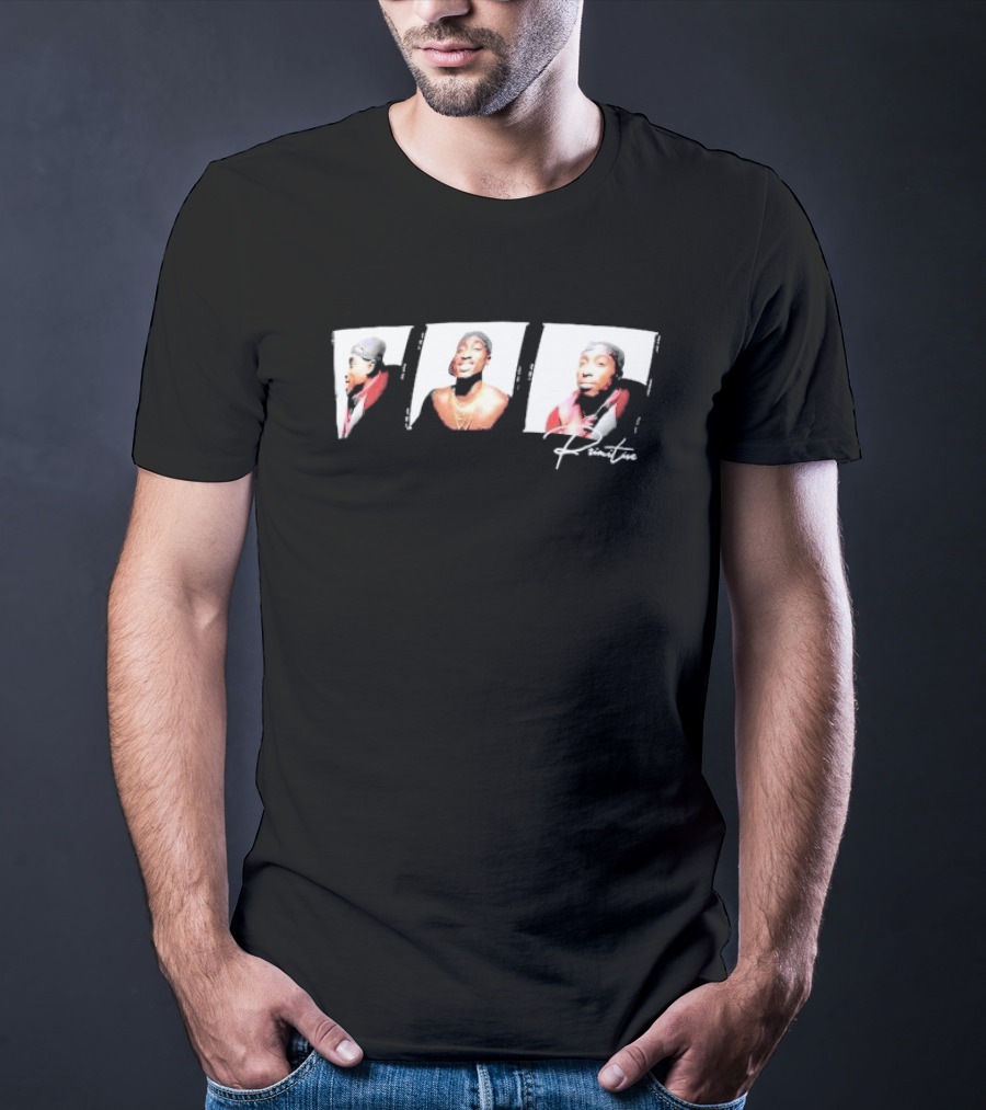 Tupac Shakur Film Strip Signature Truth T-Shirt